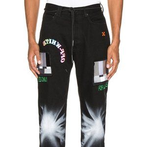 OFF-WHITE Ev Bravado Relaxed Jeans